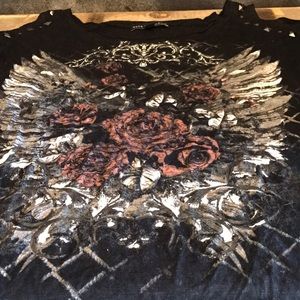 Women's XS Rock & Republic Cold Shoulder Shirt